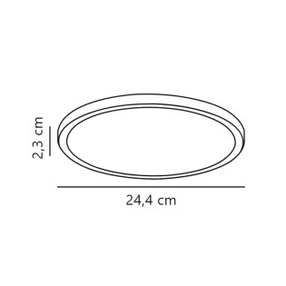 Plafonnier á LED Oja 24 2700K (11W)