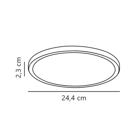 Plafonnier á LED Oja 24 2700K (11W)