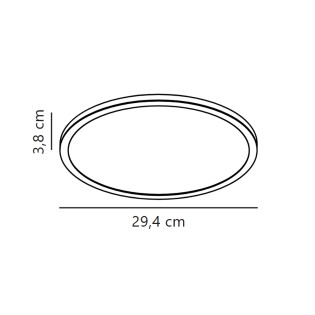 Plafonnier LED Oja 29 IP65 2700K (15W)