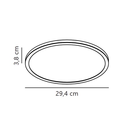 Plafonnier LED Oja 29 IP65 2700K (15W)