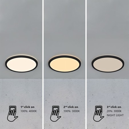 Plafonnier LED pour salle de bains Oja 42 3-Step Dim (19W)