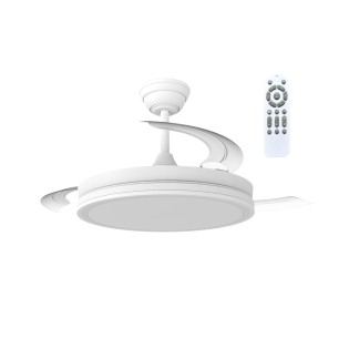 Ventilateur LED à pales rétractables Night Eco Mate CCT Dim (48W)