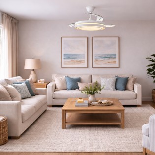 Ventilateur LED à pales rétractables Nassot CCT Dim (48W)