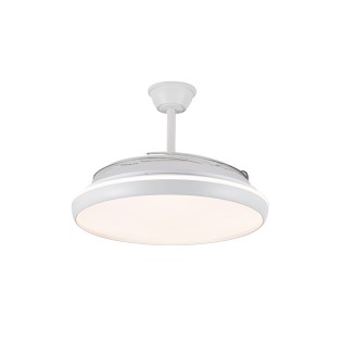 Ventilateur LED à pales rétractables Charly L CCT Dim (80W)