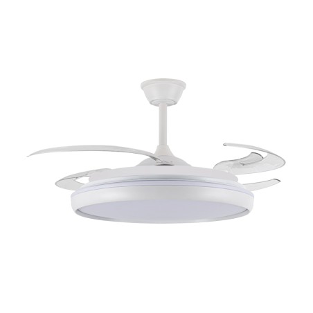 Ventilateur LED à pales rétractables Charly L CCT Dim (80W)