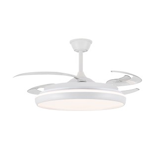 Ventilateur LED à pales rétractables Charly L CCT Dim (80W)