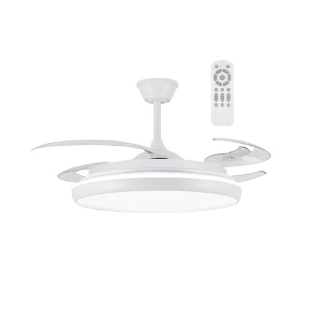 Ventilateur LED à pales rétractables Charly L CCT Dim (80W)