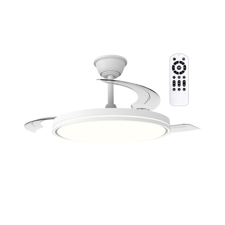 Ventilateur LED à pales rétractables Land CCT Dim (60W)