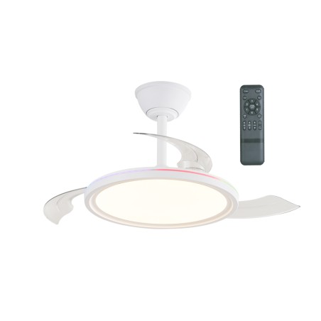 Ventilateur LED à pales rétractables Rexus RGB CCT Dim (24+7W)