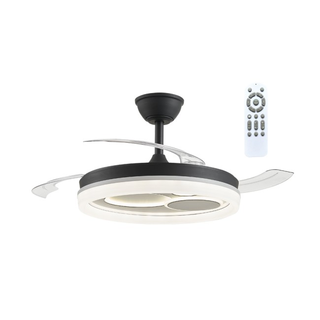 Ventilateur LED à pales rétractables Naira Eco CCT Dim (70W)