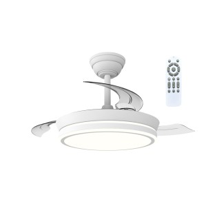 Ventilateur LED à pales rétractables Night Eco S CCT Dim (39W)