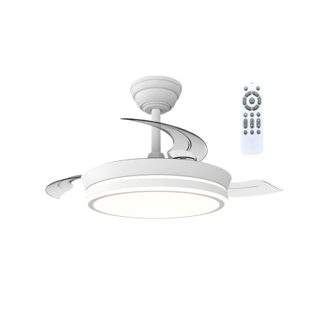 Ventilateur LED à pales rétractables Night Eco S CCT Dim (39W)