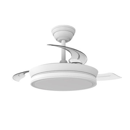 Ventilateur LED à pales rétractables Night Eco S CCT Dim (39W)