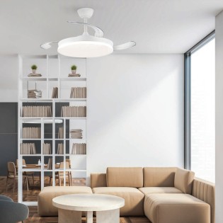 Ventilateur LED à pales...