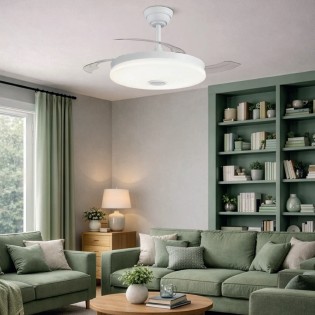 Ventilateur LED à pales...