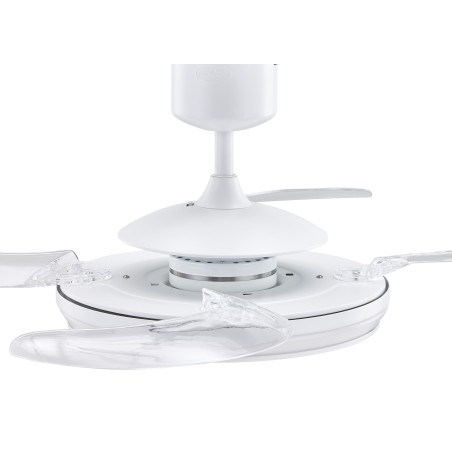 Ventilateur LED à pales rétractables Evo1 CCT Dim (40W)