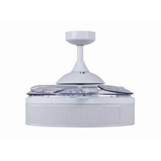 Ventilateur à pales rétractables avec éclairage Fraser
