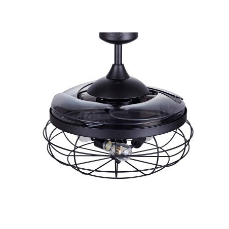 Ventilateur de plafond avec lumière Industri (3 lumieres)