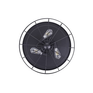 Ventilateur de plafond avec lumière Industri (3 lumieres)