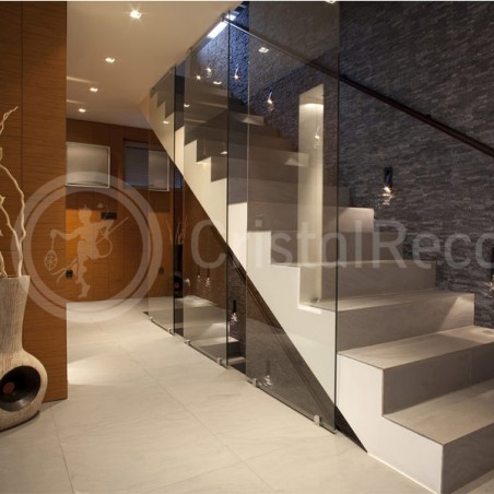 Spot encastrable ECLO carré et inclinaison 30º, finition blanc