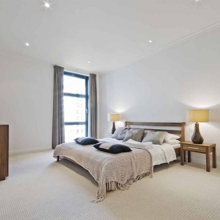 Luminaire encastrable ZAR, rond fixe, finition chrome