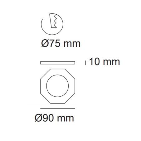 Spot Encastrable LED Gemo II (double éclairage)