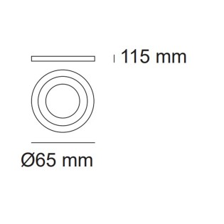 Spot Encastrable LED Kony (double éclairage)