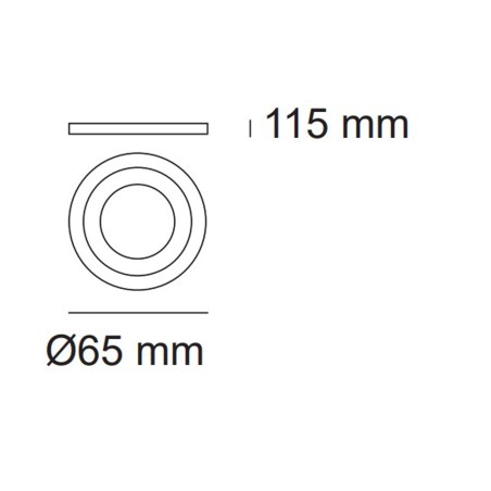 Spot Encastrable LED Kony (double éclairage)