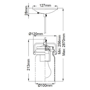 Lámpe de plafond Brinley