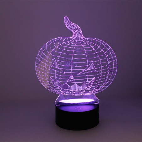 Veilleuse 3D LED Citrouille (2.5W)
