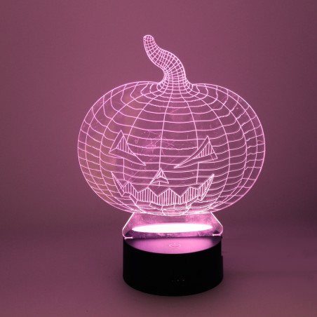 Veilleuse 3D LED Citrouille (2.5W)