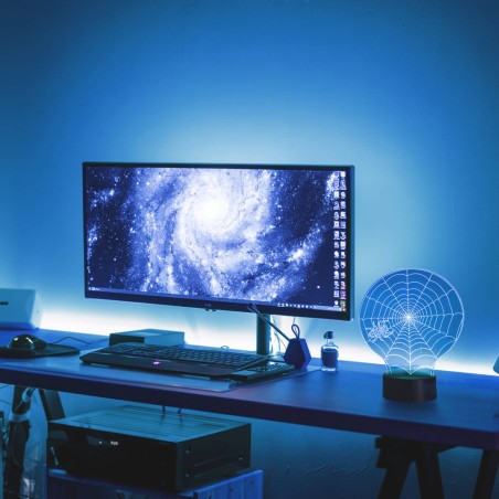 Veilleuse 3D LED Toile d'araignée (2.5W)