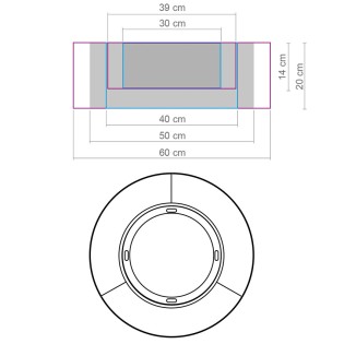 Plafonnier Indiana (3 lumieres)