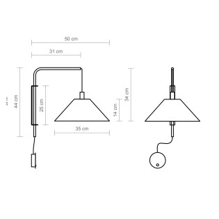 Applique Murale Clásica Arco II