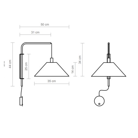 Applique Murale Clásica Arco II