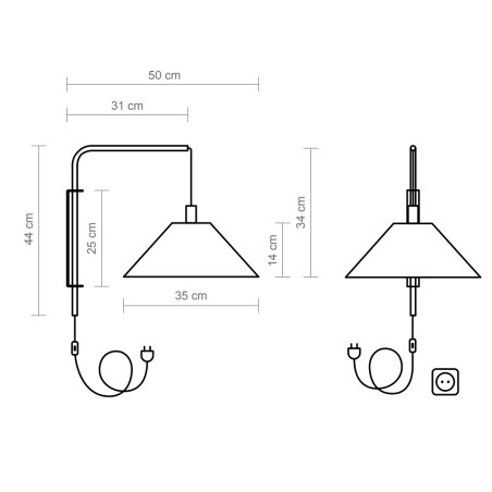 Applique Murale Clásica Arco