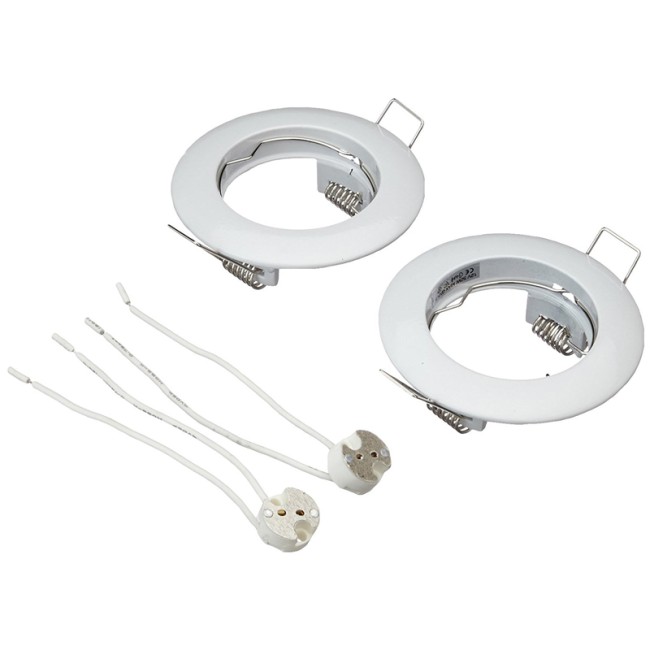 Pack 2 encastrables BASIC fixe blanc - Wonderlamp
