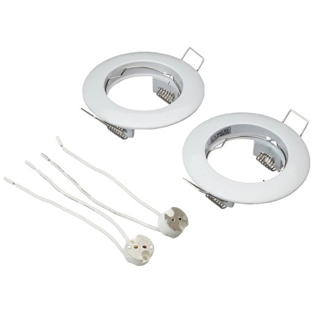 Pack 2 encastrables BASIC fixe blanc - Wonderlamp
