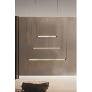 LUMINA 1200 1L Colgante negro