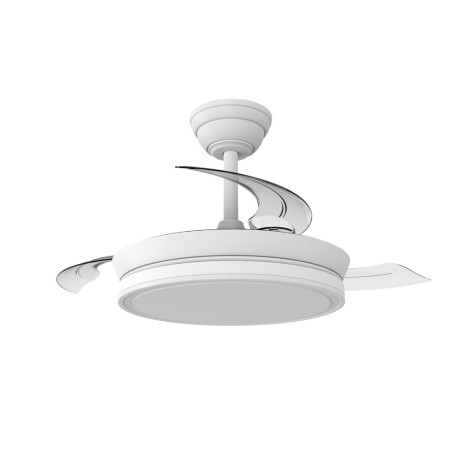 Ventilateur LED à pales rétractables Night Evo Mini CCT Dim (39W)