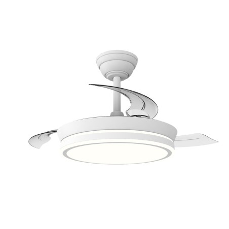 Ventilateur LED à pales rétractables Night Evo Mini CCT Dim (39W)