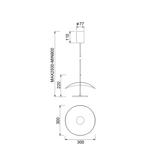 copy of Lámpara colgante LED Cono (10W)