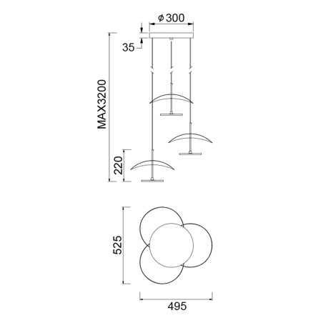 copy of Lámpara colgante LED Cono (10W)