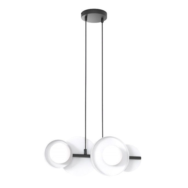 Suspension Aurevo blanche (4 lumières)
