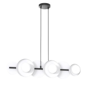 Suspension Aurevo blanche (6 lumières)