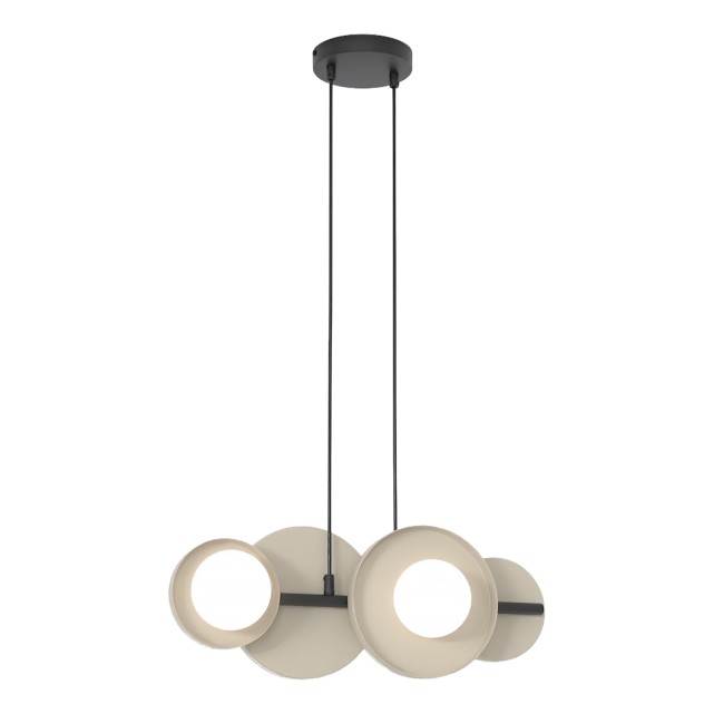 Suspension Aurevo moka (4 lumières)