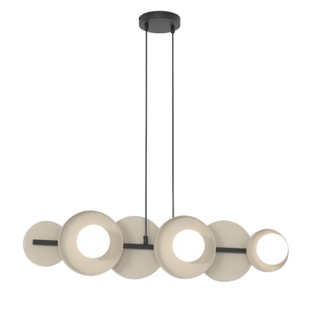 Suspension Aurevo moka (6 lumières)