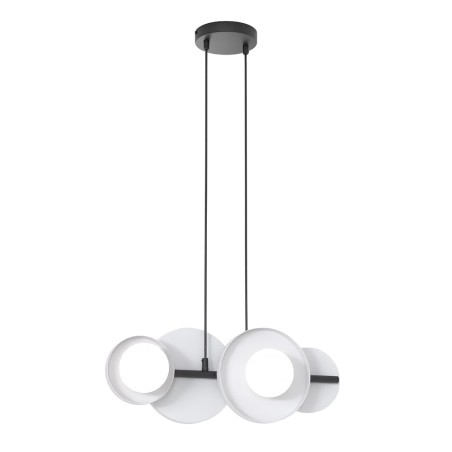 Suspension Aurevo gris (4 lumières)
