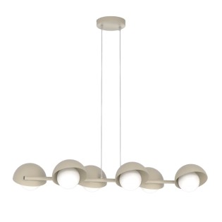 Suspension Nordessa moka (4 lumières)