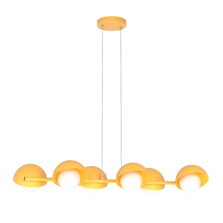 Suspension Nordessa orange (4 lumières)